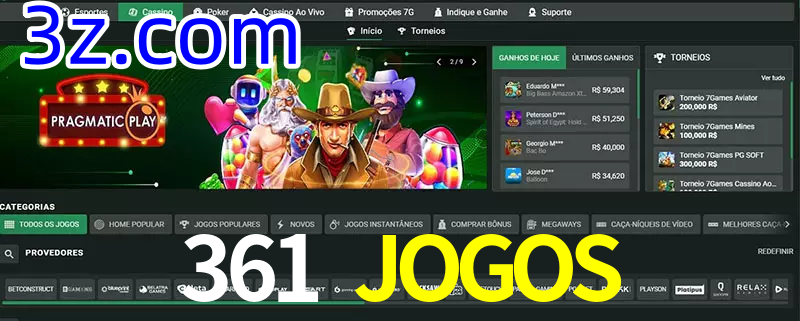 cassino 361 JOGOS